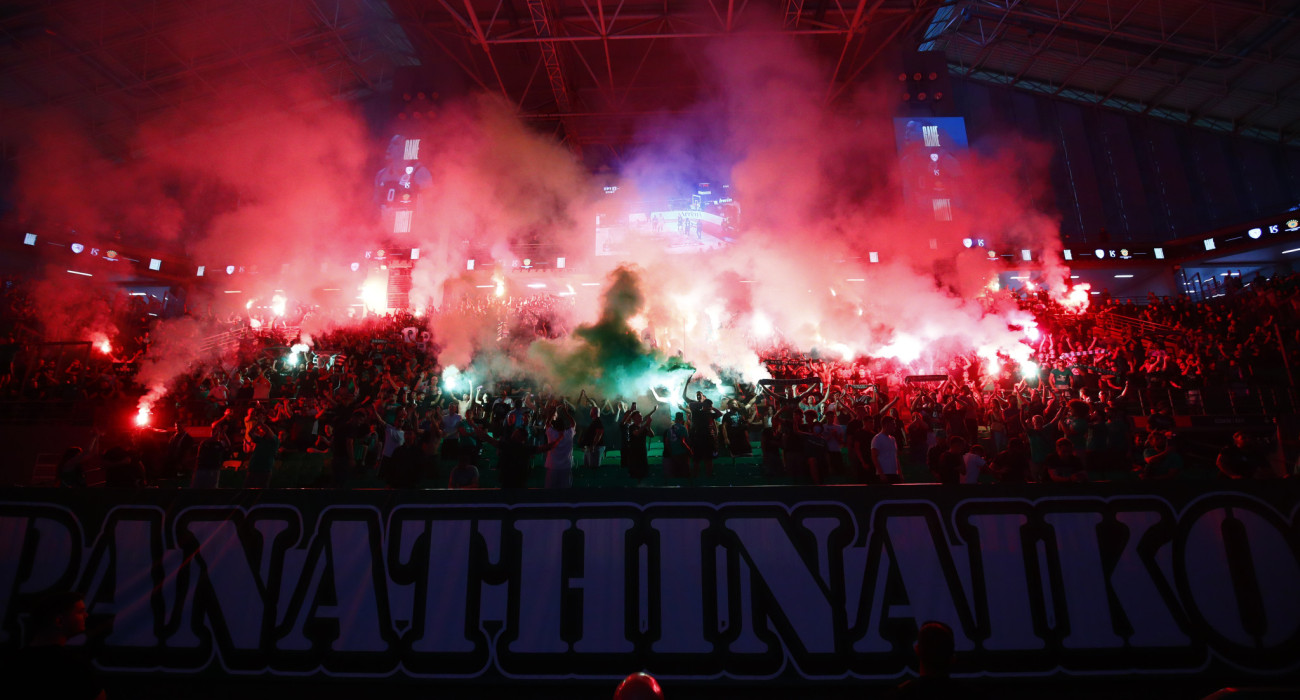 Το ΟΑΚΑ κατά τη διάρκεια του Game 5 των τελικών της GBL / Eurokinissi
