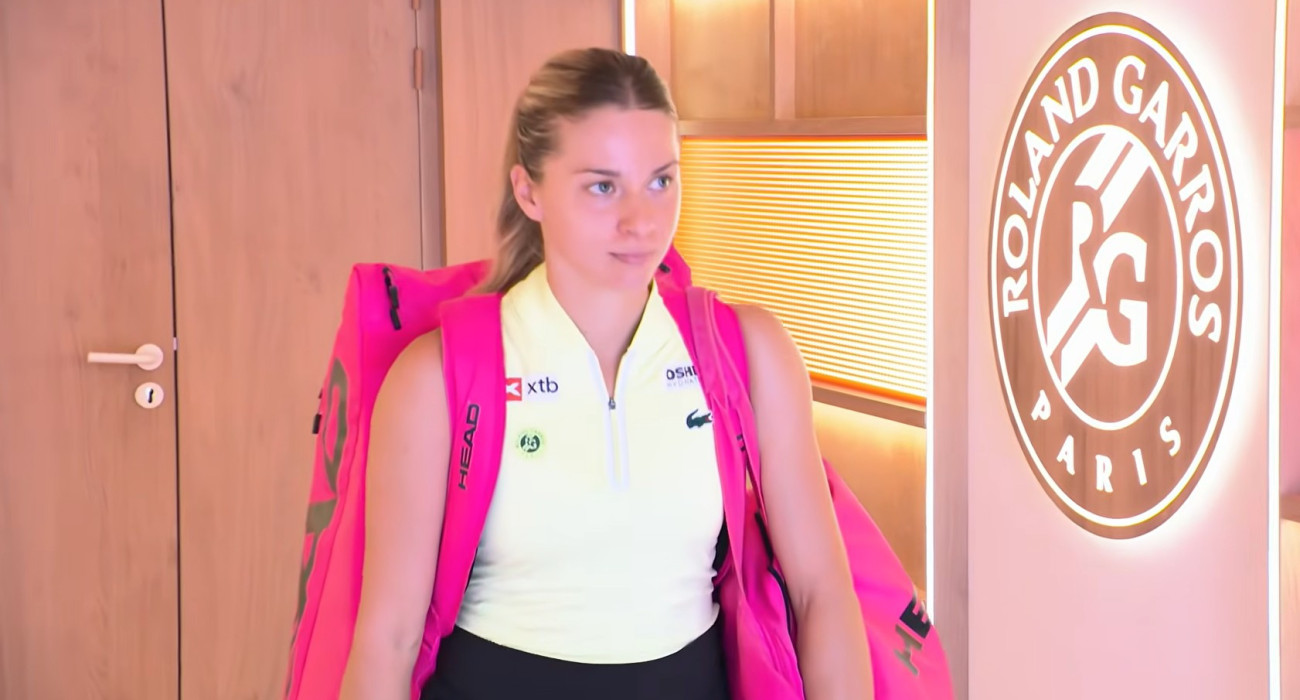 Η Μάγια Χβαλίνσκα πριν τον τελικό του Roland Garros / Screenshot