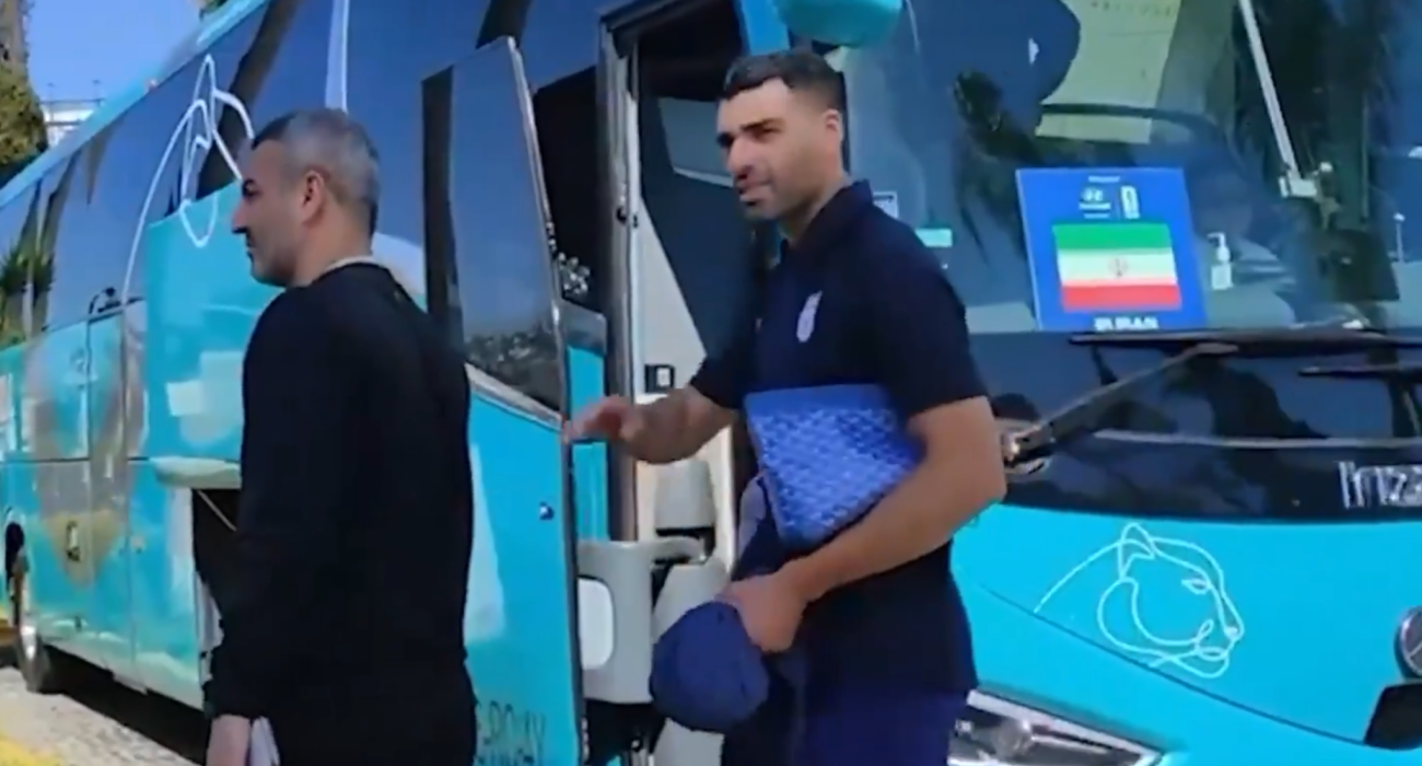 Ο Ταρέμι με την εθνική ομάδα του Ιράν / Screenshot