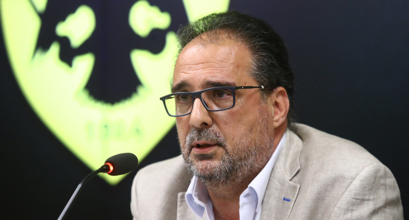 Ο Αλέξης Αλεξίου στη συνέντευξη Τύπου/ Πηγή: Eurokinissi