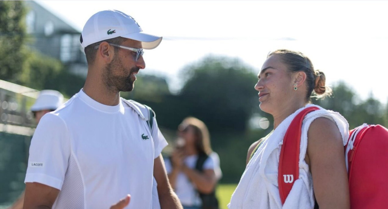 Οι Νόβακ Τζόκοβιτς και Αρίνα Σαμπαλένκα στο Wimbledon / Screenshot