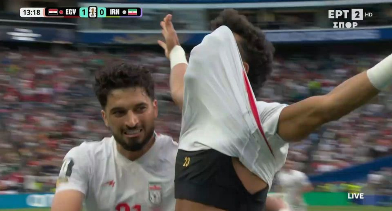 Από δύσκολη γωνία ο Ρεζαϊάν το 1-1 για το Ιράν (video)