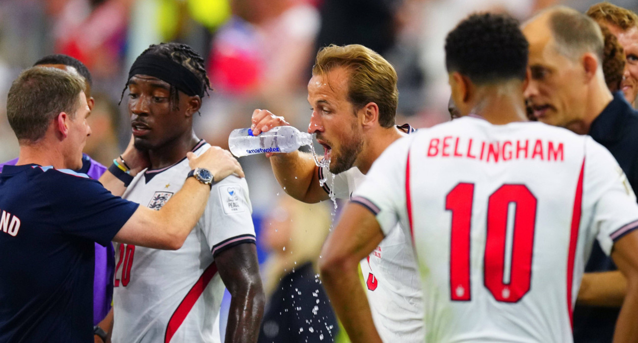 Hydration break  κατά τη διάρκεια αγώνα της Αγγλίας στο Μουντιάλ / Πηγή: Imago