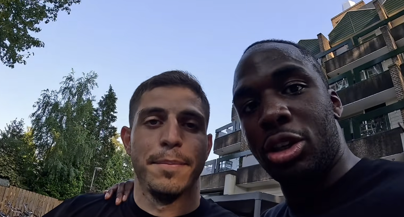 Ο Παντελίδης και ο Τεττέη στο νέο vlog του Παναθηναϊκού / Screenshot