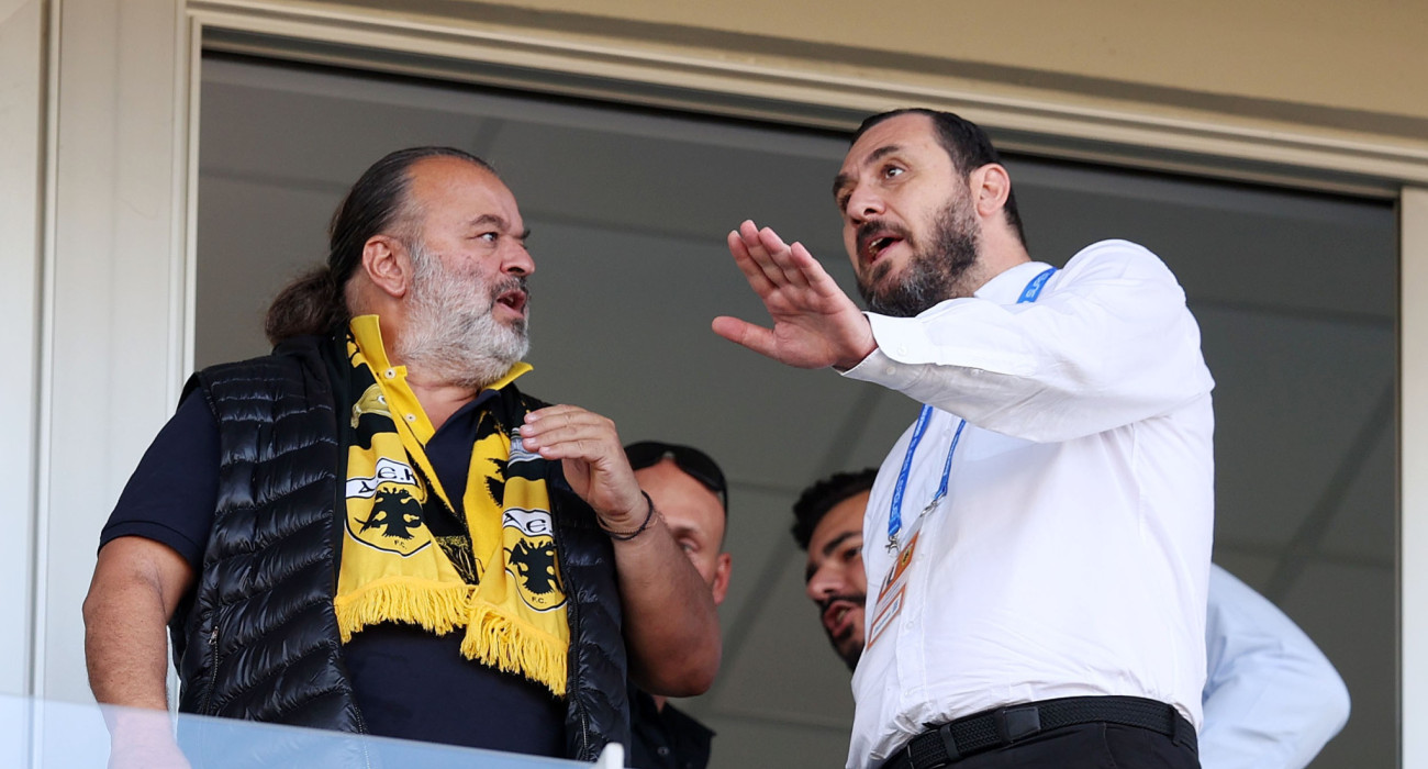 Μάριος Ηλιόπουλος και Μηνάς Λυσάνδρου /Πηγή: Intime