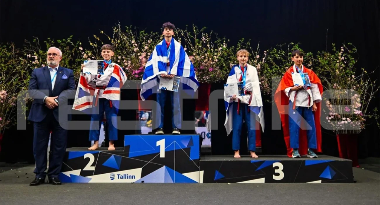 Ο 13χρονος Καρακατσάνης έφερε στην Ελλάδα το πρώτο χρυσό μετάλλιο στο Poomsae Taekwondo