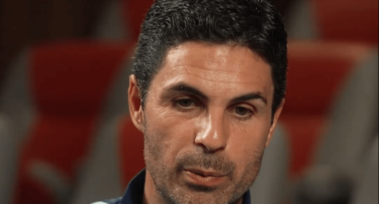 Ο Μικέλ Αρτέτα /  Screenshot