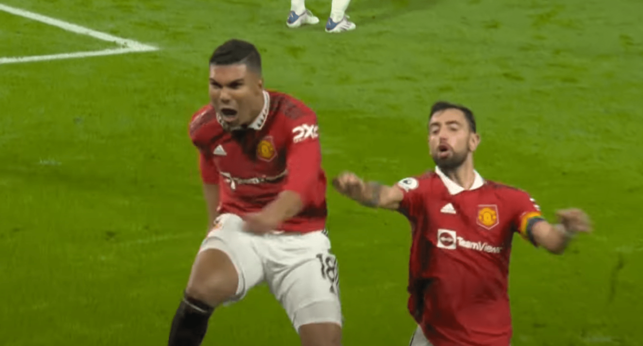 Ο Κασεμίρο πανηγυρίζει / Screenshot