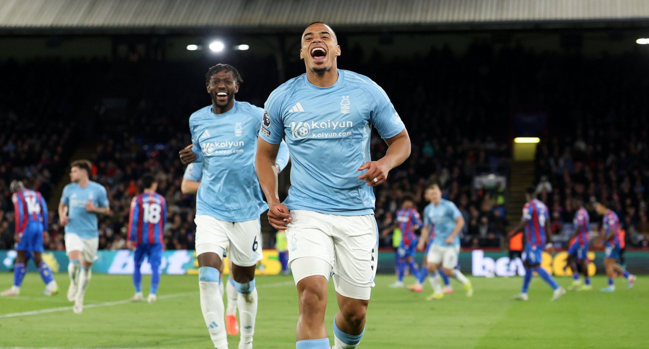 Ο Μουρίγιο πανηγύριζει το γκολ της Νότιγχαμ Φόρεστ / Πηγή: Getty Images