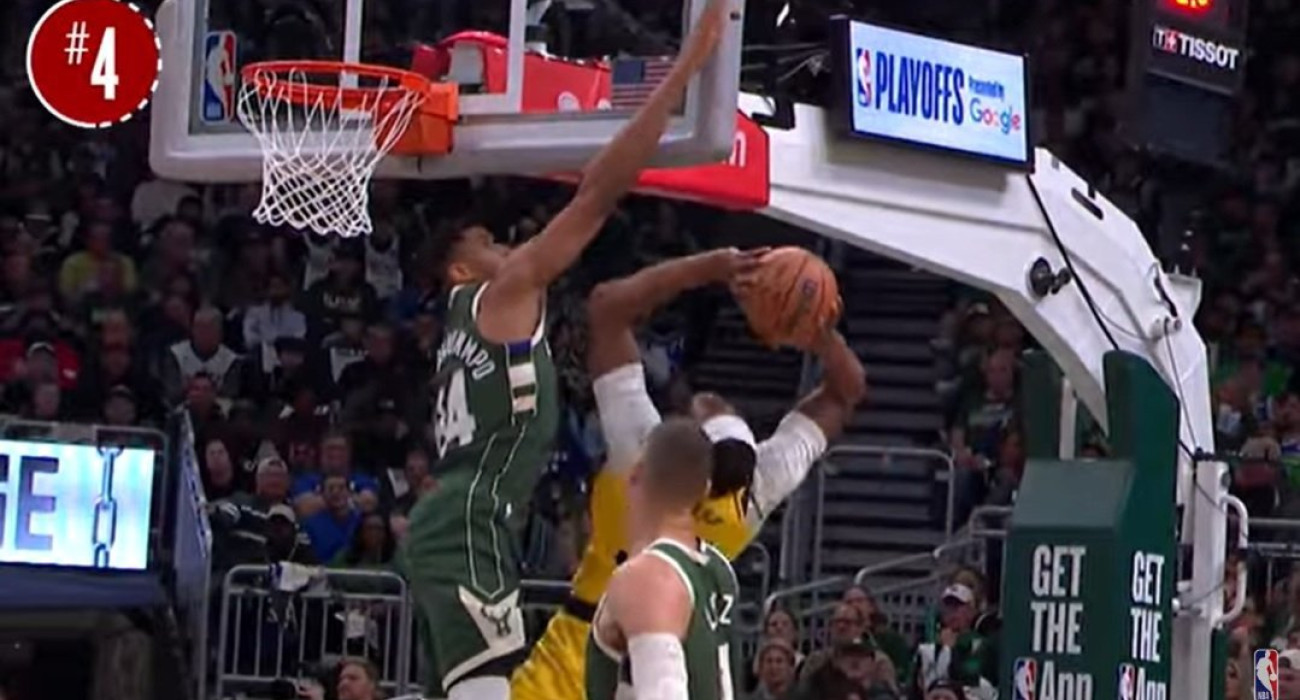 Με επιβλητικό Γιάννη και... ιπτάμενο Έντουαρντς το Top 10 του ΝΒΑ (video)