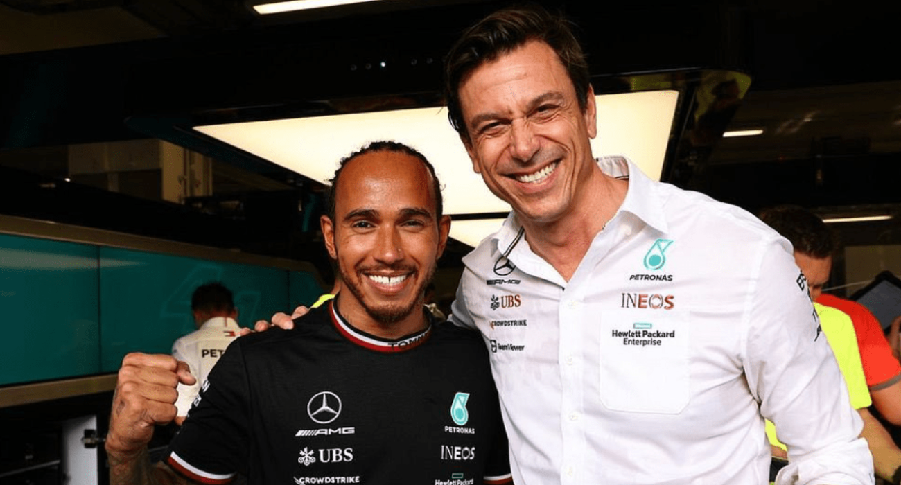 Ο Λιούις Χάμιλτον και ο Τότο Βολφ/Πηγή: Instagram