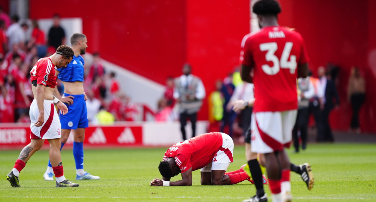 O Αβονίγι λίγο μετά τον τραυματισμό του / Πηγή: Getty Images