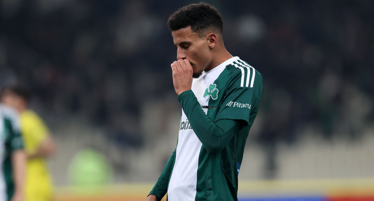 Ο Αζεντίν Ουναΐ την στιγμή του iconic πανηγυρισμού του μετά το γκολ που πέτυχε στο ματς με τον Παναιτωλικό - ΠΗΓΗ: ΙΝΤΙΜΕ