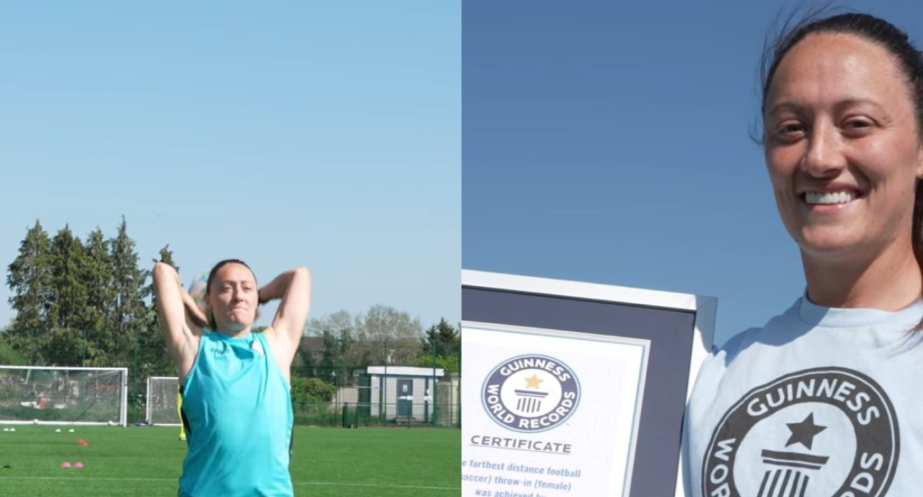 Ρεκόρ Γκίνες: Ιρλανδή ποδοσφαιρίστρια «εκτόξευσε» πλάγιο άουτ στα 37,5 μέτρα (video)