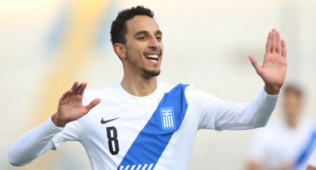 Ο Ζέκα με τη φανέλα της Εθνικής Ελλάδας  - ΠΗΓΗ: Eurokinissi