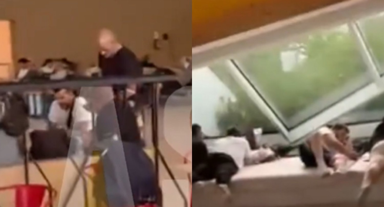 Βίντεο από το αεροδρόμιο της Γεωργίας με τους εγκλωβισμένους οπαδούς Παναθηναϊκού και Ολυμπιακού