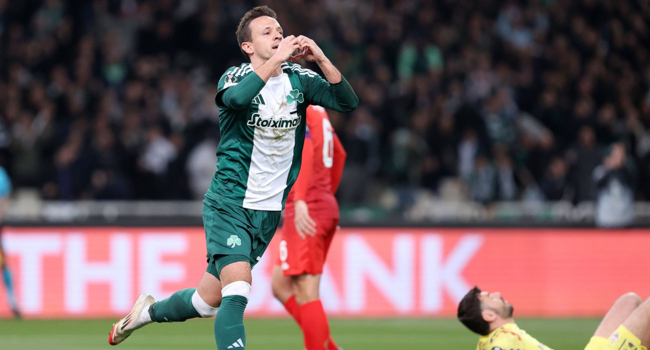 Ο Νεμάνια Μαξίμοβιτς πανηγυρίζει το γκολ που σημείωσε εναντίον της Φιορεντίνα - ΠΗΓΗ: ΙΝΤΙΜΕ