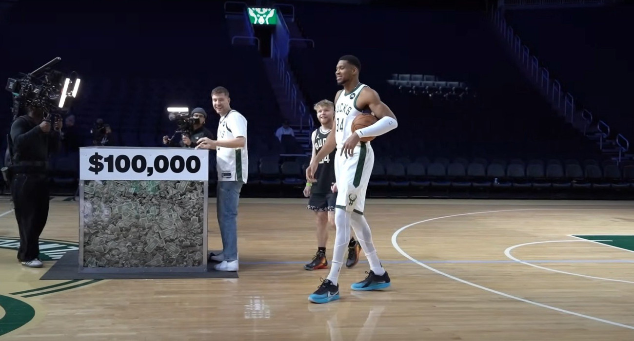 Ο Αντετοκούνμπο και ο MrBeast μοιράζουν 100.000 δολάρια: Ποια η διαδικασία, ποιοι θα κερδίσουν τα χρήματα (video)