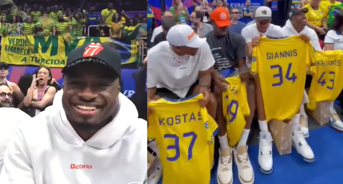 Οι τέσσερις Αντετοκούνμπο μαζί στο Μαρακανά (videos)