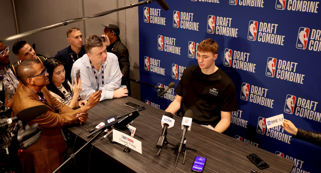 Πηγή: Getty Images - Ο Κούπερ Φλαγκ των Ντάλας Μάβερικς και Νο.1 του NBA Draft 2025
