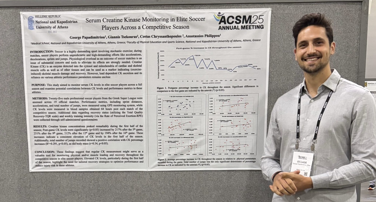Ο Γιώργος Παπαδημητρίου εκπροσώπησε τον Παναθηναϊκό και το PAO LAB στο Ετήσιο Συνέδριο (2025) του American College of Sports Medicine