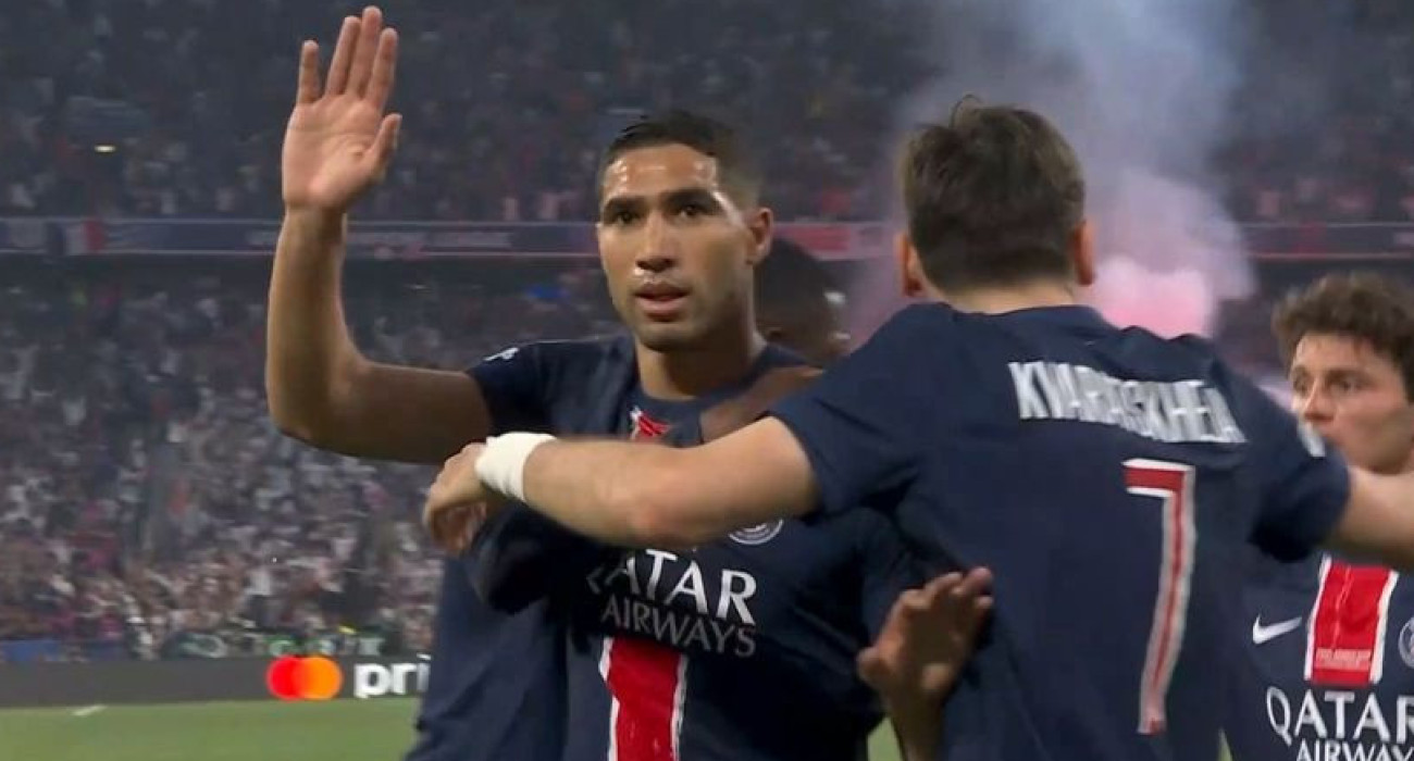 «Χάθηκε» η μπάλα και η Παρί άνοιξε το σκορ στον τελικό με τον Χακίμι (video)