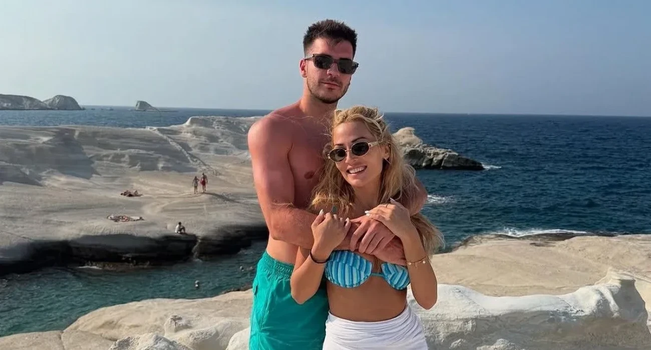 Ο Φώτης Ιωαννίδης με την Ελένη Βουλγαράκη / Πηγή: IG fotio.7