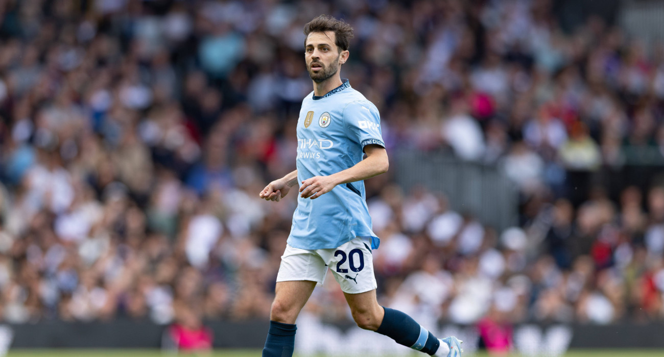 Ο Μπερνάντο Σίλβα με τη φανέλα της Μάντσεστερ Σίτι / Πηγή: Imago