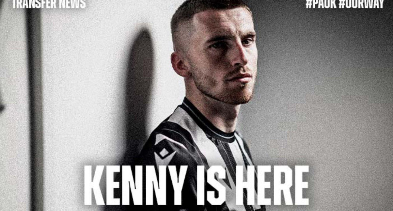 Ανακοινώθηκε ο Τζόντζο Κένι από τον ΠΑΟΚ και πήρε τη φανέλα με το «3»