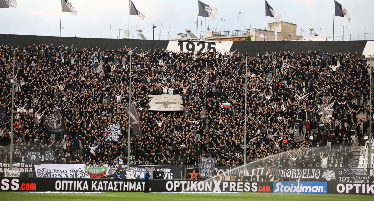 Οι οπαδοί του ΠΑΟΚ / Πηγή: Intime