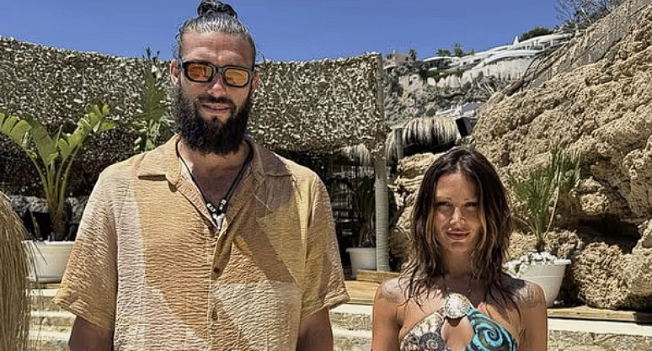 Ο Άντι Κάρολ με την πρώην σχέση του Λου Τίσντεϊλ/ Screenshot