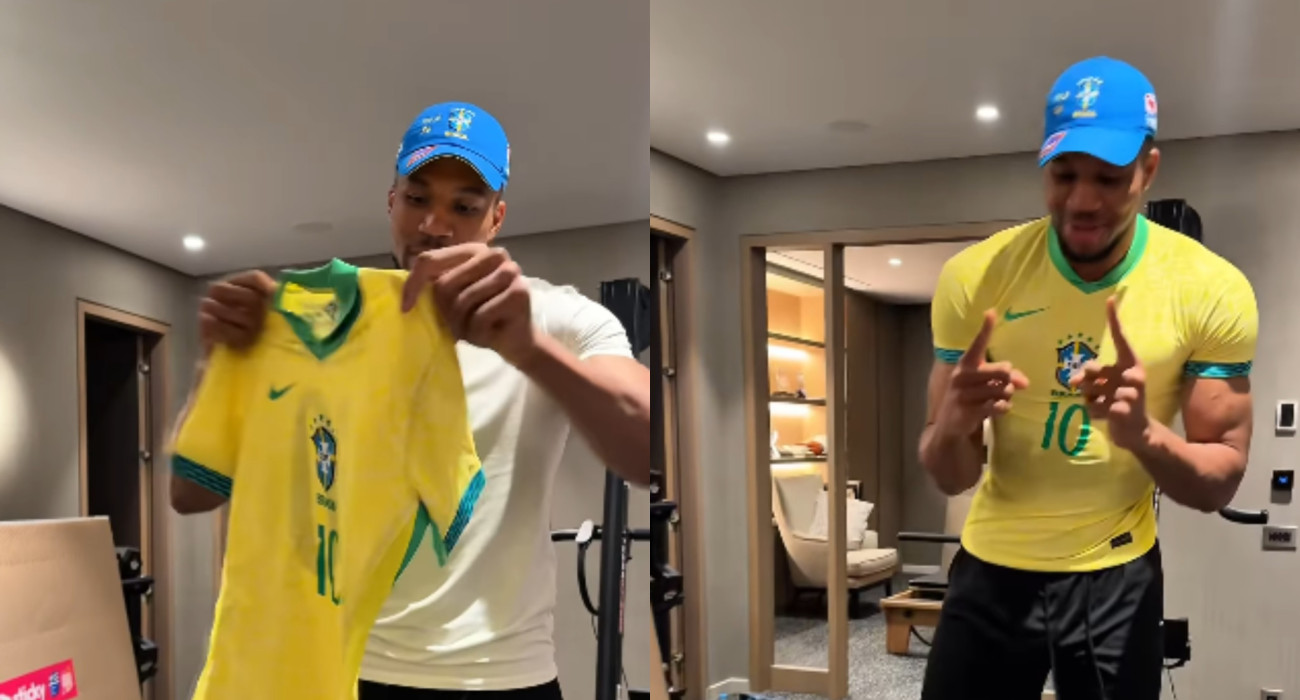 Ο Βινίσιους έκανε δώρο στον Γιάννη Αντετοκούνμπο τη φανέλα του