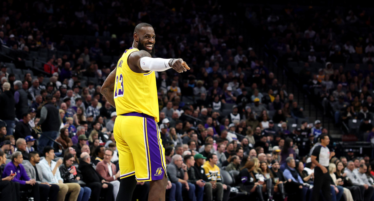 Ο ΛεΜπρόν Τζέιμς σε εντός έδρας παιχνίδι των Λέικερς, Πηγή: Ezra Shaw / Getty Images / Ideal Images