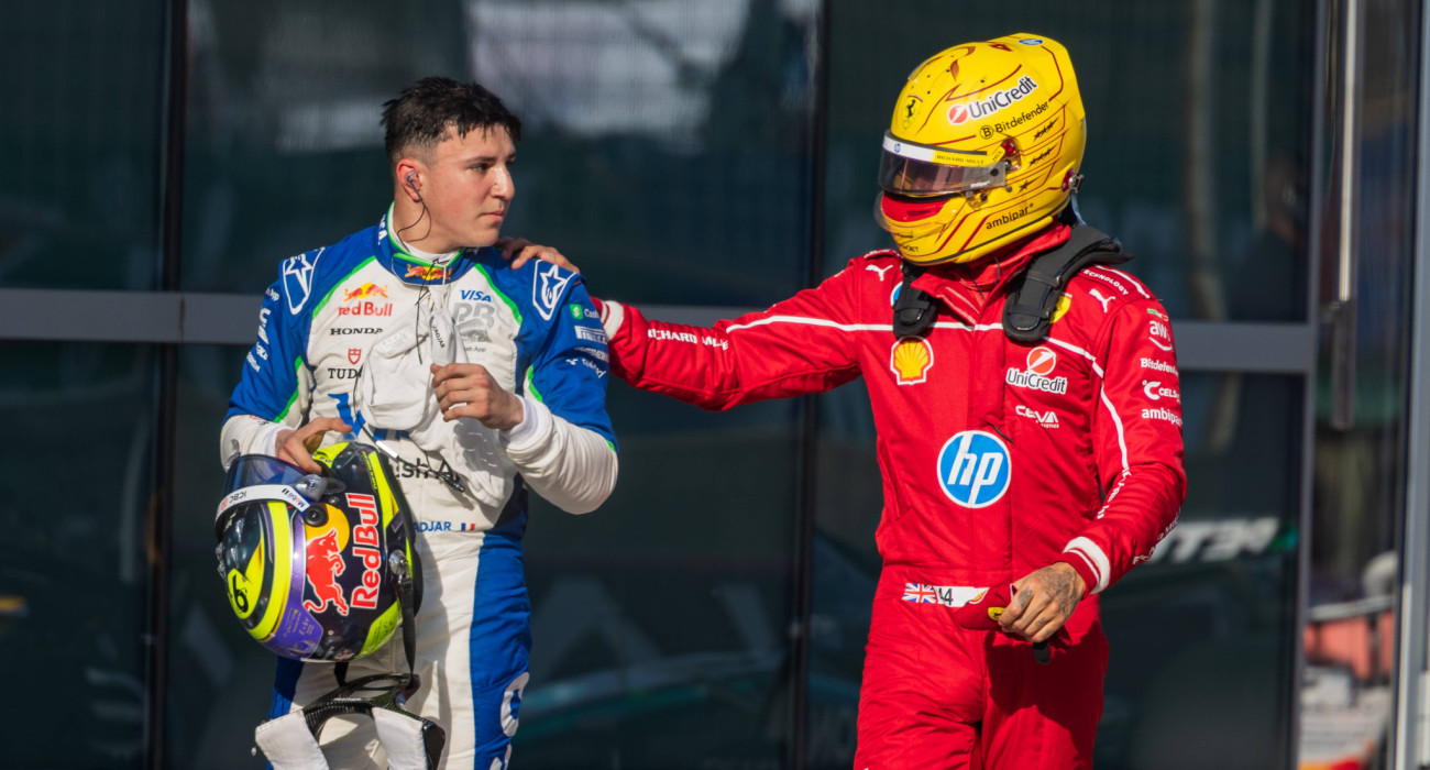 Ο Ισάκ Χάντζαρ και ο Λιούις Χάμιλτον/ Πηγή: Imago