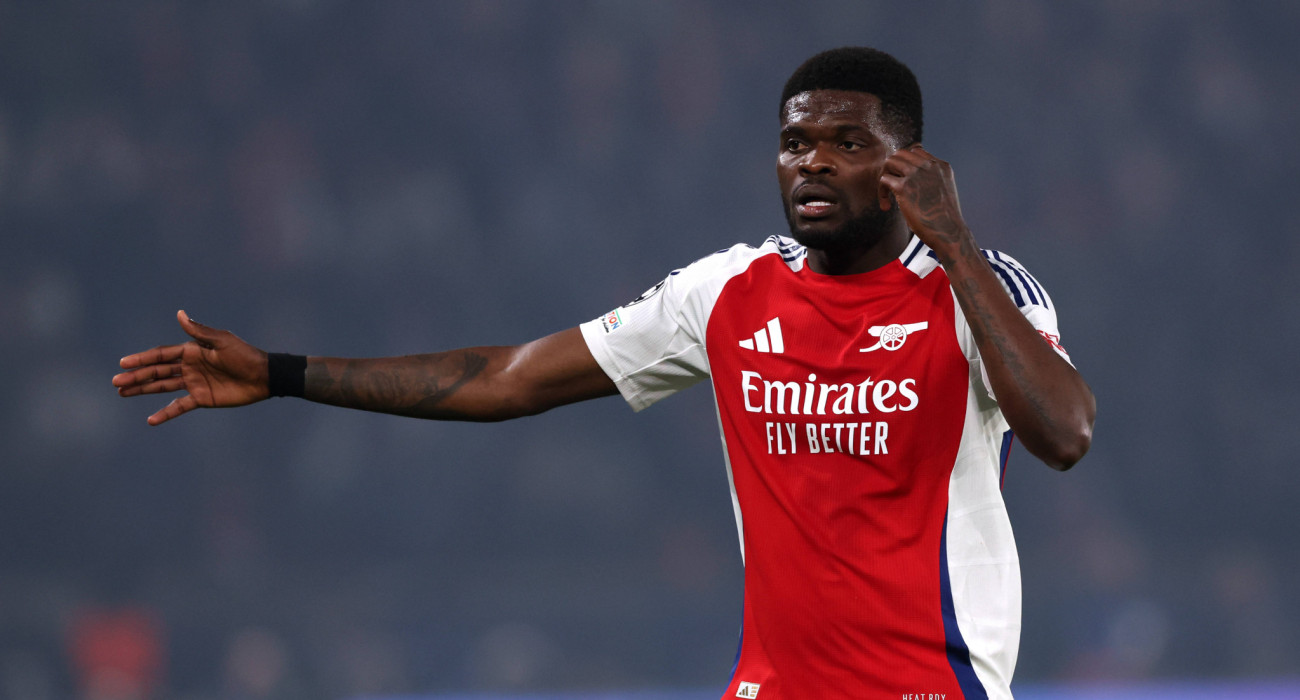 Ο Τόμας Πάρτεϊ με τη φανέλα της Άρσεναλ / Πηγή: Imago