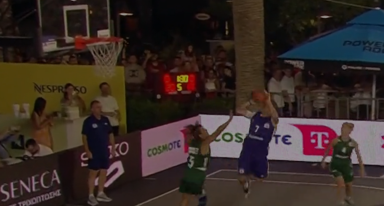 Άρτια τεχνική, συνεχόμενες ντρίμπλες και τελείωμα του Καραγκούνη εντός ρακέτας (video)