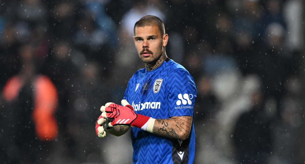 Ο Ντομινίκ Κοτάρσκι με τη φανέλα του ΠΑΟΚ / Πηγή: InTime