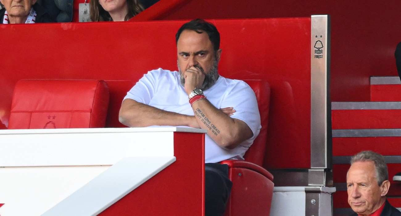 Ο Βαγγέλης Μαρινάκης στο γήπεδο της Νότιγχαμ Φόρεστ /  Πηγή: Imago