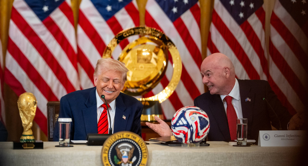 Ο πρόεδρος των ΗΠΑ, Ντόναλντ Τραμπ με τον πρόεδρο της FIFA, Τζιάνι Ινφαντίνο / Πηγή: Imago