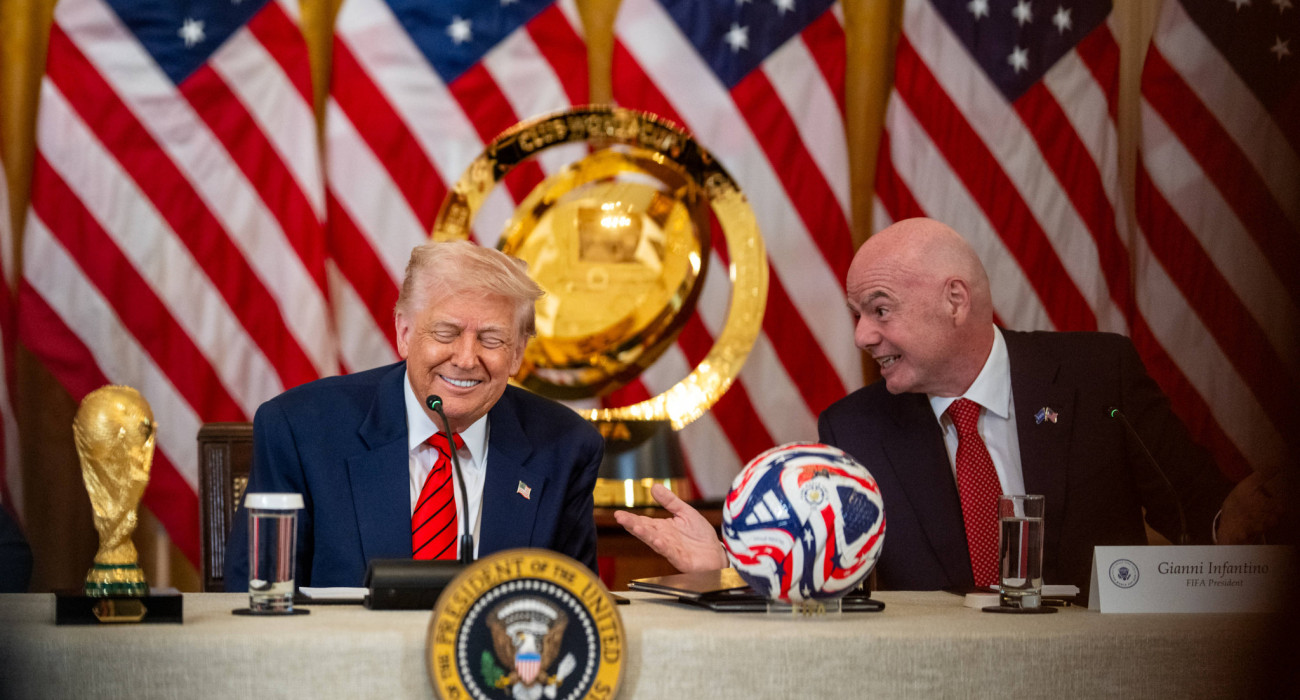 Ο Ντόναλντ Τραμπ με τον Τζιάνι Ινφαντίνο / Πηγή: Imago