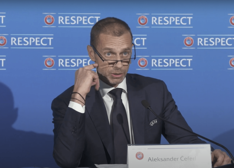 Ηχηρό μήνυμα Τσέφεριν στην Ιταλία: Κίνδυνος να χάσουν τη διοργάνωση του Euro 2032