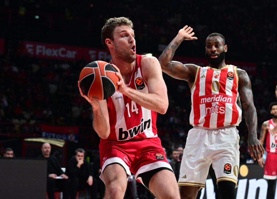 Η βαθμολογία της EuroLeague μετά τη νίκη του Ολυμπιακού κόντρα στον Ερυθρό Αστέρα