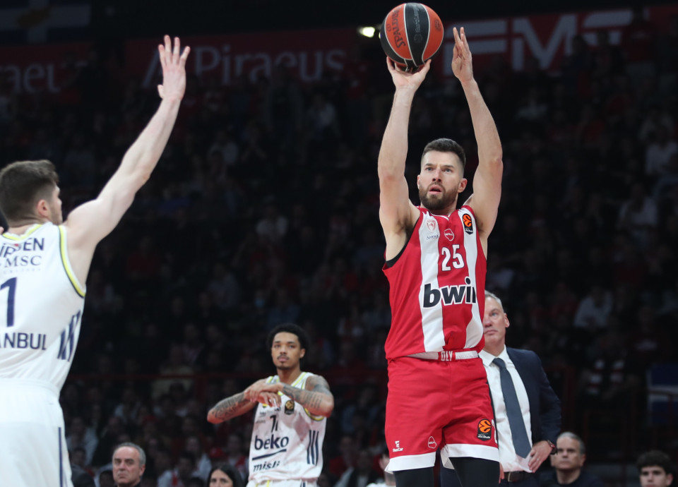 Η βαθμολογία της EuroLeague μετά τη νίκη του Ολυμπιακού κόντρα στη Φενέρμπαχτσε