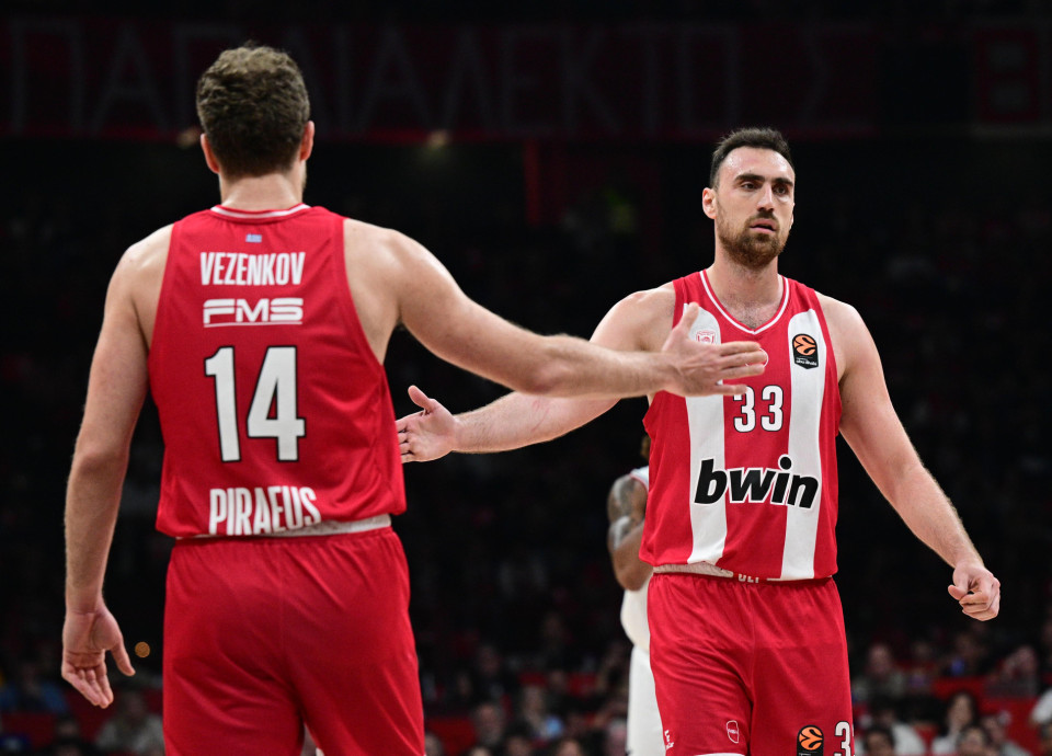 Με Βεζένκοφ και Μιλουτίνοφ η κορυφαία πεντάδα της σεζόν στην EuroLeague
