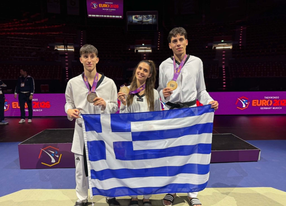 Σαρώνει η Εθνική στο Ευρωπαϊκό ταεκβοντό - Τρία χάλκινα μετάλλια τη δεύτερη μέρα