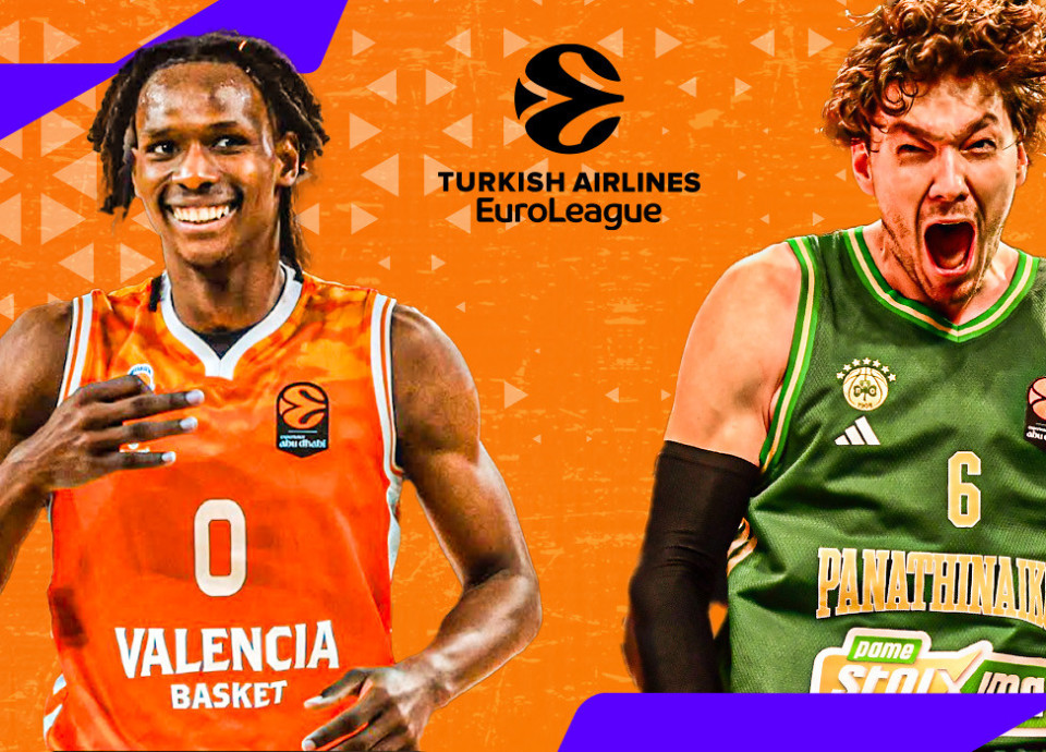 Live Βαλένθια - Παναθηναϊκός για τα Playoffs της EuroLeague