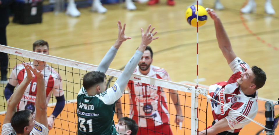 Live: Παναθηναϊκός-Ολυμπιακός για τον πρώτο ημιτελικό των playoffs της Volley League