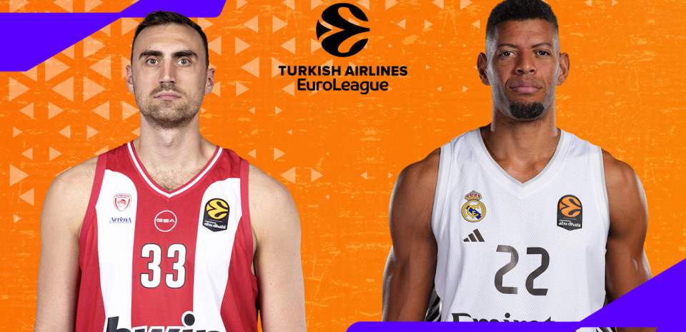 Live: Ολυμπιακός - Ρεάλ Μαδρίτης για την 36η αγωνιστική της EuroLeague