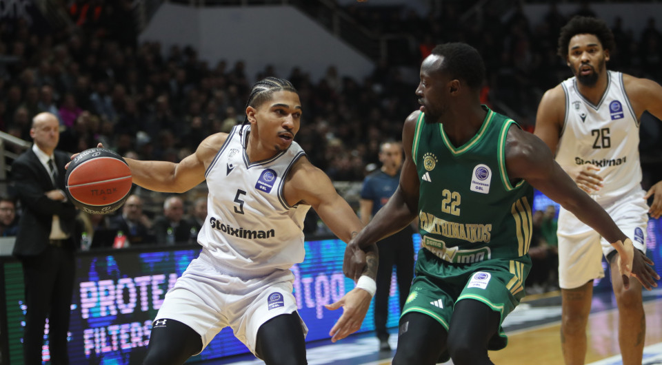 Live ΠΑΟΚ - Παναθηναϊκός για τη Stoiximan GBL