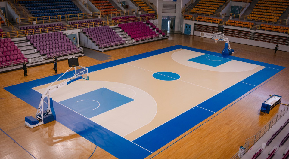 Το ανανεωμένο παρκέ στα «Δύο Αοράκια» ενόψει του Final 8 του Κυπέλλου Ελλάδας